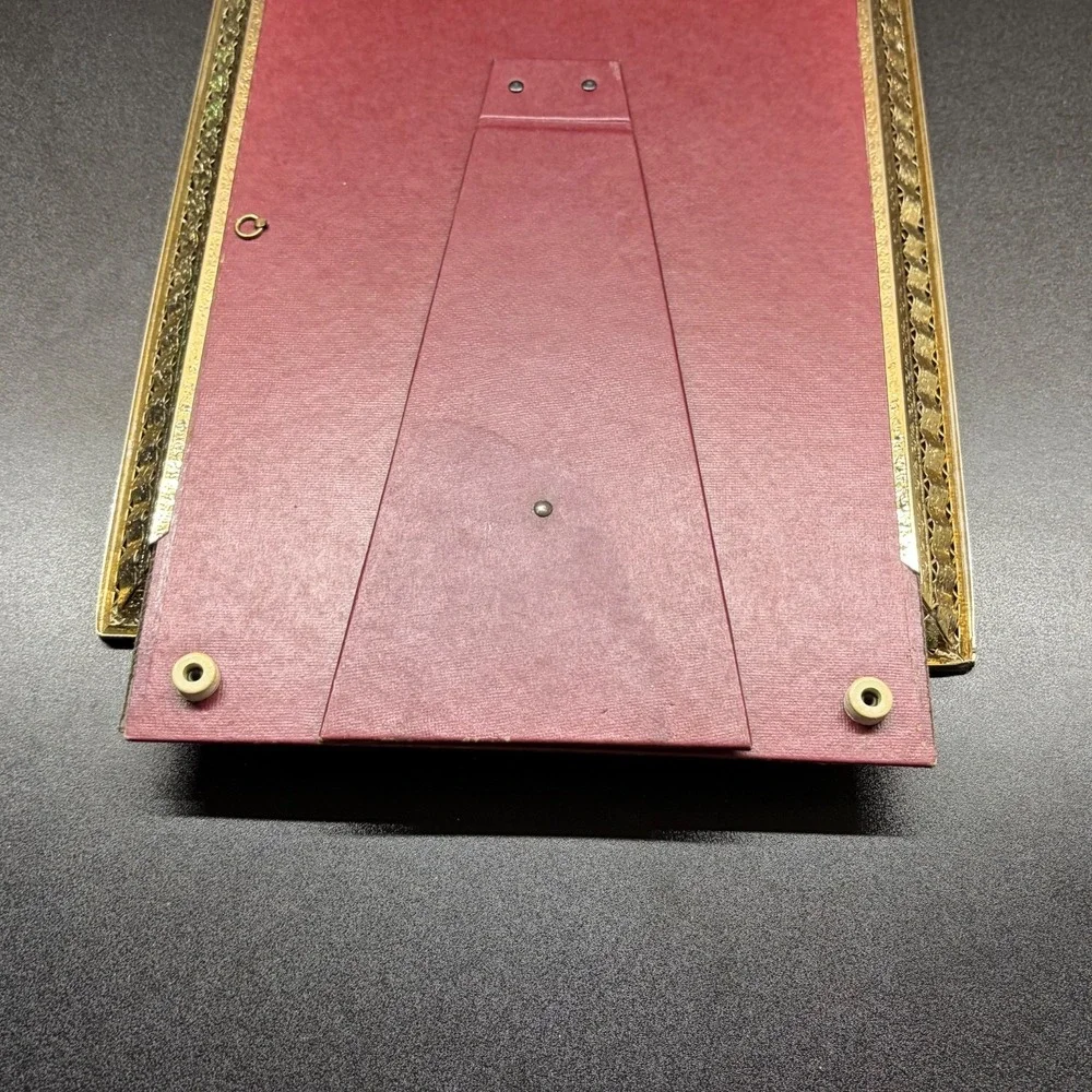 Vintage Gold Toned Vanity Dresser Tray or Mirror Frame with ornate border 15
